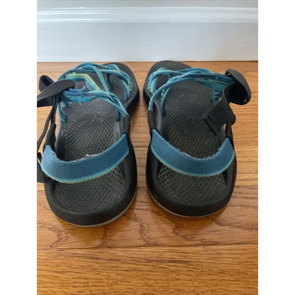Chaco‎ Women's Yampa Sport Hiking Water Beach Sandals US Size 7 Green/Blue